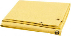 Steiner - 4' High x 3' Wide x 0.05" Thick Acrylic Coated Fiberglass Welding Blanket - Gold, Grommet - Apex Tool & Supply