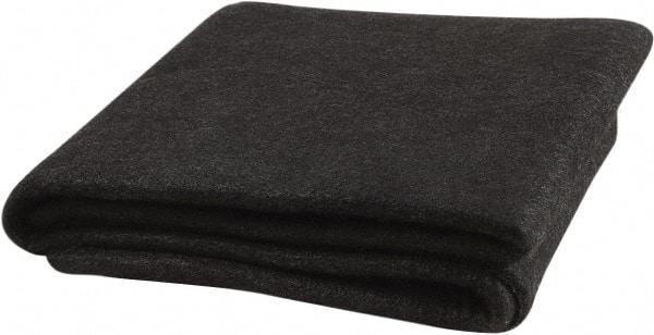 Steiner - 8' High x 8' Wide x 0.15 to 0.2" Thick Carbonized Fiber Welding Blanket - Black - Apex Tool & Supply