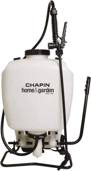 Chapin - 4 Gal Chemical Safe Garden Backpack Sprayer - Use with Cleaners/Degreasers, Polyethylene Tank, Wide Mouth, Reinforced Hose - Apex Tool & Supply