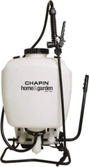 Chapin - 4 Gal Chemical Safe Garden Backpack Sprayer - Use with Cleaners/Degreasers, Polyethylene Tank, Wide Mouth, Reinforced Hose - Apex Tool & Supply