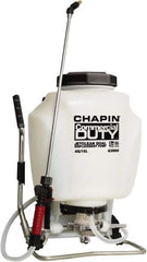 Chapin - 4 Gal Chemical Safe Garden Backpack Sprayer - Use with Cleaners/Degreasers, Polyethylene Tank, Wide Mouth, Reinforced Hose - Apex Tool & Supply