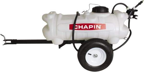 Chapin - 15 Gal Tow Behind Sprayer - Polyethylene Tank, 15' Reinforced Hose with Brass Wand - Apex Tool & Supply