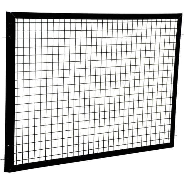 Vestil - 5' Long x 3' High, Black Hinged Door - Apex Tool & Supply