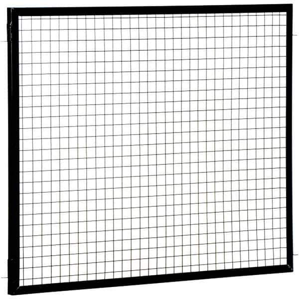 Vestil - 5' Long x 4' High, Black Hinged Door - Apex Tool & Supply