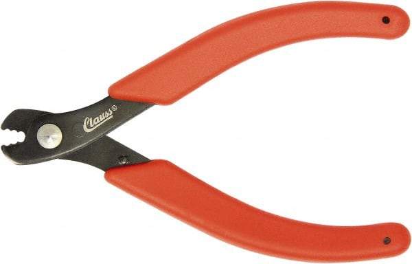 Clauss - 8-15/64" OAL, 1/4" Capacity, Wire Cutter - 1/4" Jaw Length x 0.63mm Jaw Width - Apex Tool & Supply
