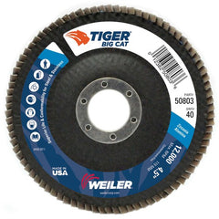 4-1/2″ Big Cat Abrasive Flap Disc, Flat, Phenolic Backing, 40Z, 7/8″ Arbor Hole - Apex Tool & Supply