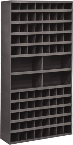 Durham - 84 Bin, Small Parts Storage Bin - 12" Deep x 35" Wide x 65" High - Apex Tool & Supply