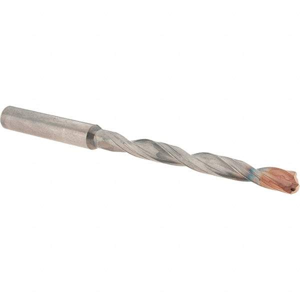 Walter-Titex - 6.2mm 140° Solid Carbide Jobber Drill - Double Coating Finish, Right Hand Cut, Spiral Flute, Straight Shank, 106mm OAL, X-treme D Point - Apex Tool & Supply