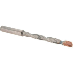 Walter-Titex - 6.2mm 140° Solid Carbide Jobber Drill - Double Coating Finish, Right Hand Cut, Spiral Flute, Straight Shank, 106mm OAL, X-treme D Point - Apex Tool & Supply
