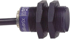 Telemecanique Sensors - NPN, 8mm Detection, Cylinder, Inductive Proximity Sensor - 3 Wires, IP68, 12 to 24 VDC, M18x1 Thread, 36mm Long - Apex Tool & Supply