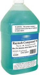Raytech - 1 Gal Compound M Tumbling Media Additive Liquid - For Burnishing, Wet Operation - Apex Tool & Supply