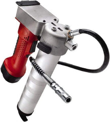 Legacy - 6,000 Max psi, Flexible Battery-Operated Grease Gun - 14 oz Capacity, 1/8 Thread Outlet, Bulk, Filler Pump & Cartridge Fill - Apex Tool & Supply