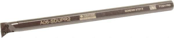 Sumitomo - 0.73" Min Bore Diam, 8" OAL, 1/2" Shank Diam, A-SDUP Indexable Boring Bar - DPMT 21.51 Insert, Screw Holding Method - Apex Tool & Supply