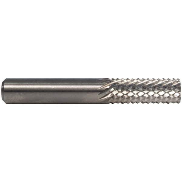 M.A. Ford - 2mm Diam, Plain End, Solid Carbide Diamond Pattern Router Bit - 1-1/2" OAL - Apex Tool & Supply