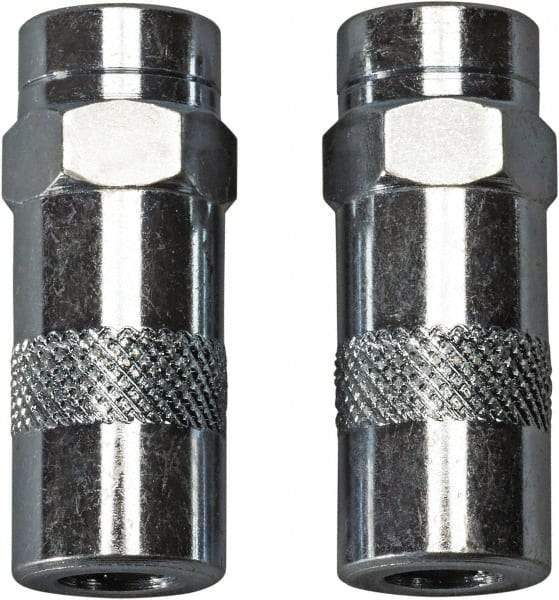 Milwaukee Tool - 10,000 Operating psi, 1/8 Thread, Grease Gun Coupler - NPT Thread - Apex Tool & Supply