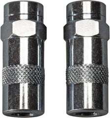 Milwaukee Tool - 10,000 Operating psi, 1/8 Thread, Grease Gun Coupler - NPT Thread - Apex Tool & Supply