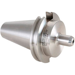 Techniks - CAT50 Taper Shank 1/4" Hole End Mill Holder/Adapter - Apex Tool & Supply