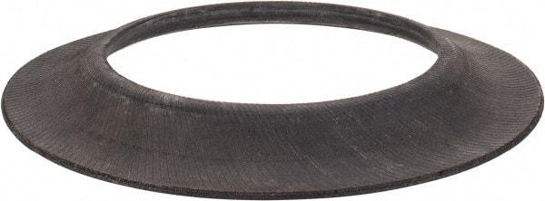 PRO-SAFE - 22-1/2" Wide Rubber Barrel Ring Base - 22.5 Lb, Black - Apex Tool & Supply