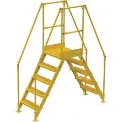 Vestil - 92-7/8" High 500 Lb Capacity 5 Step Crossover Bridge - Apex Tool & Supply