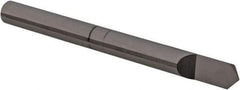 Scientific Cutting Tools - 90° Incl Angle, 1/8" Shank Diam, 2-1/2" OAL, 0.005" Cut Diam, Conical Engraving Cutter - 0.059" LOC, 0.005" Tip Diam, Right Hand Cut, Submicron Solid Carbide, Uncoated - Apex Tool & Supply