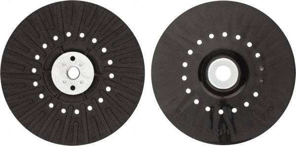 Tru-Maxx - 7" Diam Locking Nut Disc Backing Pad - Hard Density, 8,600 RPM - Apex Tool & Supply