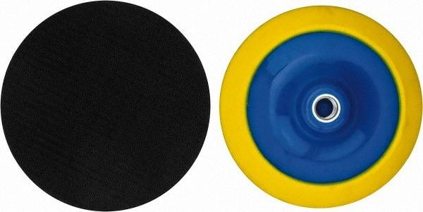 Tru-Maxx - 6" Diam Hook & Loop Disc Backing Pad - Medium Density, 7,500 RPM - Apex Tool & Supply