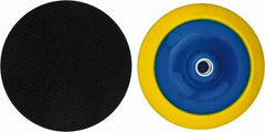 Tru-Maxx - 6" Diam Hook & Loop Disc Backing Pad - Medium Density, 7,500 RPM - Apex Tool & Supply