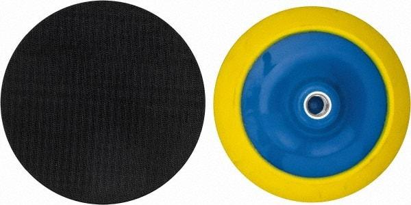Tru-Maxx - 6" Diam Hook & Loop Disc Backing Pad - Hard Density, 7,500 RPM - Apex Tool & Supply