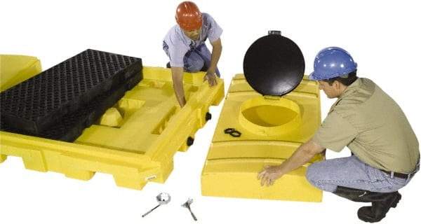 UltraTech - 365 Gallon Sump, IBC Pallet - 62 Inch Long x 62 Inch Wide x 48 Inch High, 4 Totes - Apex Tool & Supply