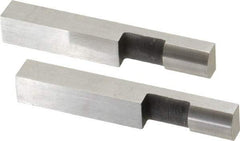 SPI - 2.366 Inch Overall Length, 0.315 Inch Jaw Thickness, 0.25 Inch Radius, Gage Block Cylindrical Jaws - Radius 0.00003 Inch, Pair 0.00004 Inch Accuracy, Sold As Pair, For Use with Rectangular Gage Blocks, 2 Pieces - Apex Tool & Supply