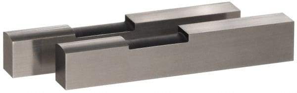 SPI - 2.945 Inch Overall Length, 0.512 Inch Jaw Thickness, 0.5 Inch Radius, Gage Block Cylindrical Jaws - Radius 0.00003 Inch, Pair 0.00004 Inch Accuracy, Sold As Pair, For Use with Rectangular Gage Blocks, 2 Pieces - Apex Tool & Supply