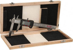 SPI - 0 to 150mm Range, 0.01mm Resolution, Electronic Caliper - Steel with 4-1/4" Steel Jaws, 0.03mm Accuracy - Apex Tool & Supply