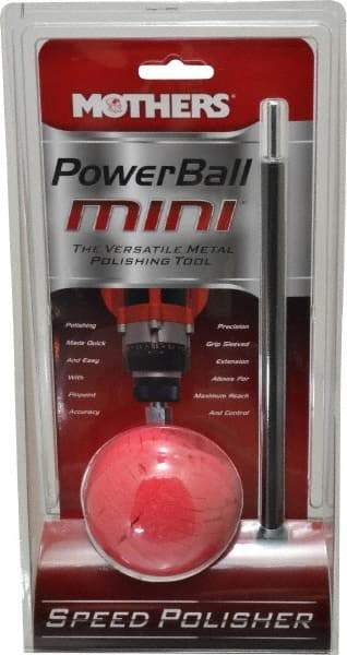 Mothers - 12" OAL, Polishing Tool - For Aluminum, Stainless Steel, Diamond Plate & Plastic - Apex Tool & Supply