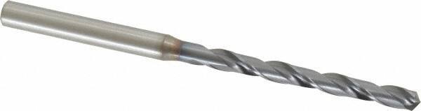 OSG - 3/16" 130° Powdered Metal Jobber Drill - V Finish, Right Hand Cut, Spiral Flute, Straight Shank, 96mm OAL, Standard Point - Apex Tool & Supply