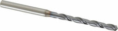 OSG - 3/16" 130° Powdered Metal Jobber Drill - V Finish, Right Hand Cut, Spiral Flute, Straight Shank, 96mm OAL, Standard Point - Apex Tool & Supply