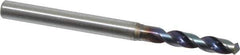 OSG - #29 130° Spiral Flute Vanadium High Speed Steel Screw Machine Drill Bit - WD1 Finish, Right Hand Cut, 20mm Flute Length, 52mm OAL, Faceted Point, Straight Shank - Apex Tool & Supply
