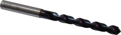 OSG - 9mm 120° Vanadium High Speed Steel Jobber Drill - WD1 Finish, Right Hand Cut, Spiral Flute, Straight Shank, 131mm OAL, Faceted Point - Apex Tool & Supply