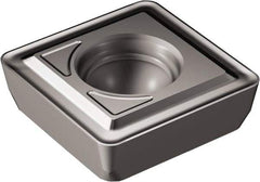 Sandvik Coromant - 88004P LM Grade H13A Carbide Indexable Drill Insert - Uncoated, Square, 7.4mm Inscribed Circle - Apex Tool & Supply