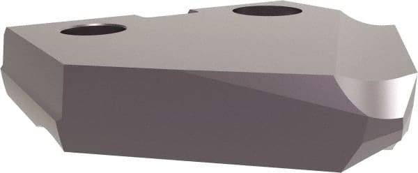 Allied Machine and Engineering - 35mm Diam x 3/16" Thick, Seat Code 2, 90° Included Angle Spade Drill Insert - TiAlN Coated, Cobalt, Grade Super Cobalt, Series T-A - Apex Tool & Supply