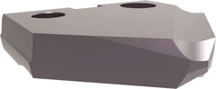 Allied Machine and Engineering - 35mm Diam x 3/16" Thick, Seat Code 2, 90° Included Angle Spade Drill Insert - TiAlN Coated, Cobalt, Grade Super Cobalt, Series T-A - Apex Tool & Supply