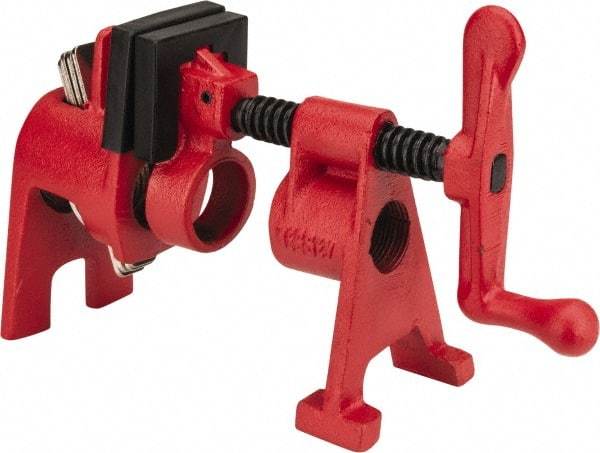 Bessey - 3/4" Pipe, 1-11/16" Throat Depth, 1-11/16" Clamp Face, H Style Pipe Clamp - Apex Tool & Supply