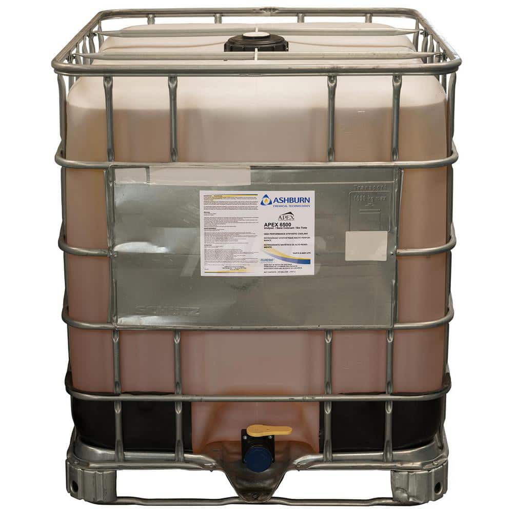Cutting & Grinding Fluid: 275 gal Tote Use on Ferrous Metal & Non-Ferrous Metal, Amber