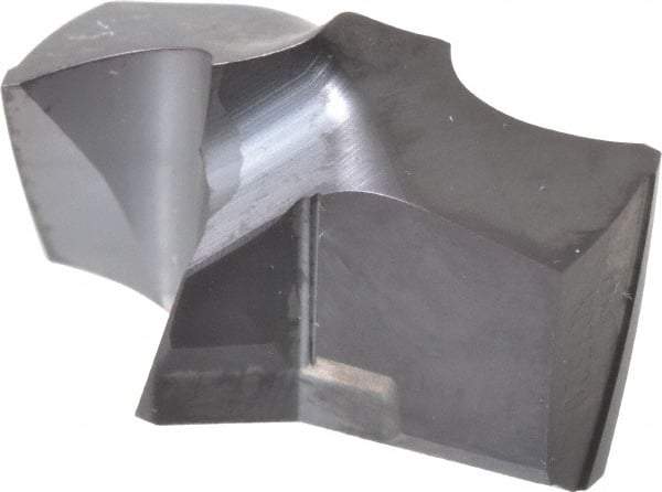 Kennametal - Series KSEM, 19.25mm Diam Grade KC7320 140° Replaceable Drill Tip - Carbide, TiAlN Finish, 2 Seat Size - Apex Tool & Supply