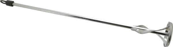 Premier Paint Roller - Metal Chrome Power Mixer - 17 Inch Long x 3/8 Inch Shank Diameter, Compatible with 1 to 5 Gallon Containers - Apex Tool & Supply