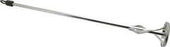 Premier Paint Roller - Metal Chrome Power Mixer - 17 Inch Long x 3/8 Inch Shank Diameter, Compatible with 1 to 5 Gallon Containers - Apex Tool & Supply