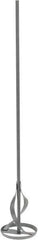 Premier Paint Roller - Metal Chrome Power Mixer - 30 Inch Long x 1/2 Inch Shank Diameter, Compatible with 5 to 10 Gallon Containers - Apex Tool & Supply