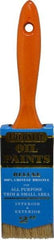 Premier Paint Roller - 2" Flat Hog Varnish Brush - 2-1/2" Bristle Length, 7" Wood Handle - Apex Tool & Supply