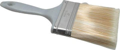 Premier Paint Roller - 4" Synthetic Varnish Brush - 3-1/2" Bristle Length, 6-1/2" Plastic Handle - Apex Tool & Supply