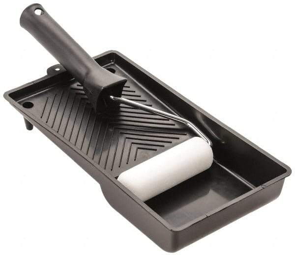 Premier Paint Roller - Mini Paint Roller Set - 4" Wide, Includes Paint Tray, Roller Cover & Frame - Apex Tool & Supply
