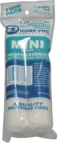 Premier Paint Roller - 3/8" Nap, Mini Paint Roller - 6-1/2" Wide, Includes Roller Cover - Apex Tool & Supply